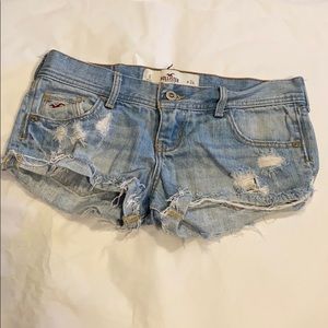 Hollister size 0 jean shorts